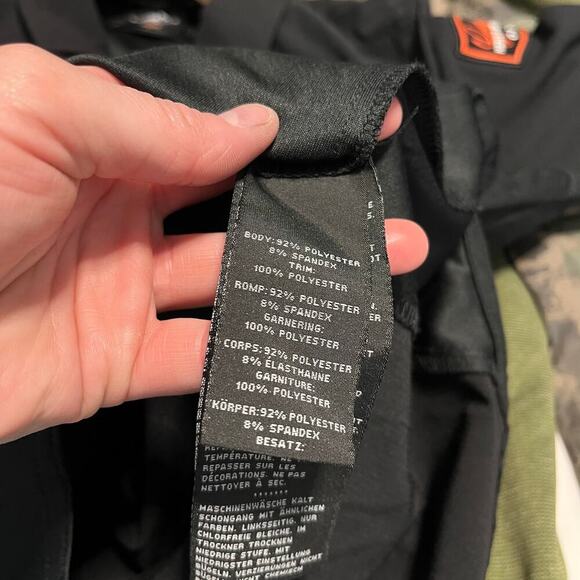 Harley Davidson Performance Fast Dry Vented classic Shirt black women's medium - Picture 11 of 12